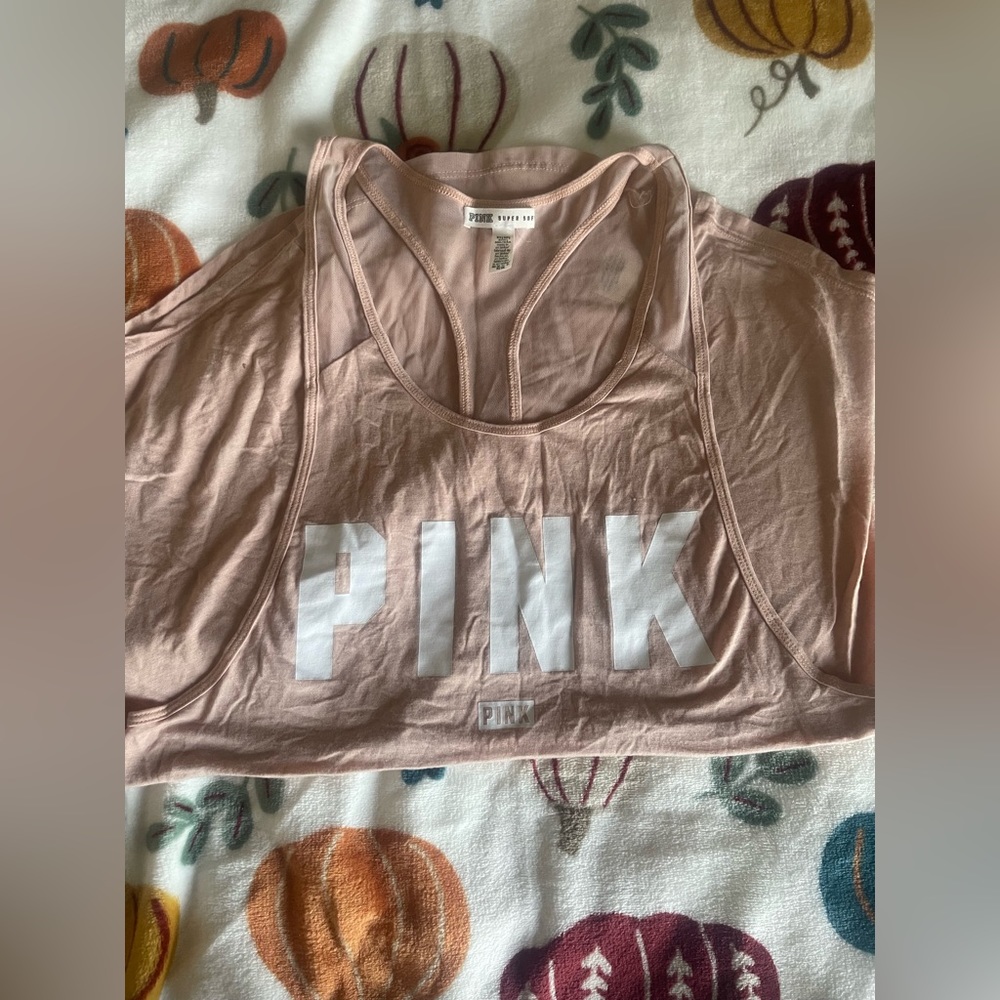 Pink Victoria’s Secret athletic tank